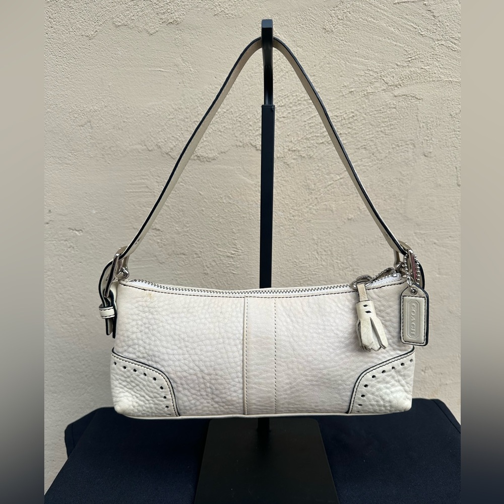 🐇 Y2K Coach Hamptons Demi BaguetteShoulder Bag 5052🐇
